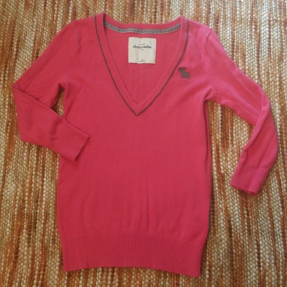 Abercrombie‎ kids xl 14 16 pink sweater girls